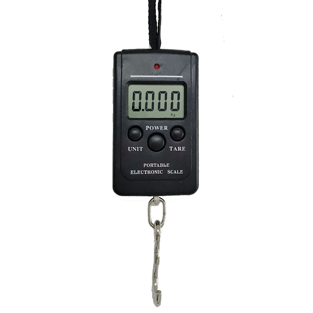 40kg 88lb Digital Handy Hanging Scales Portable Luggage Suitcase