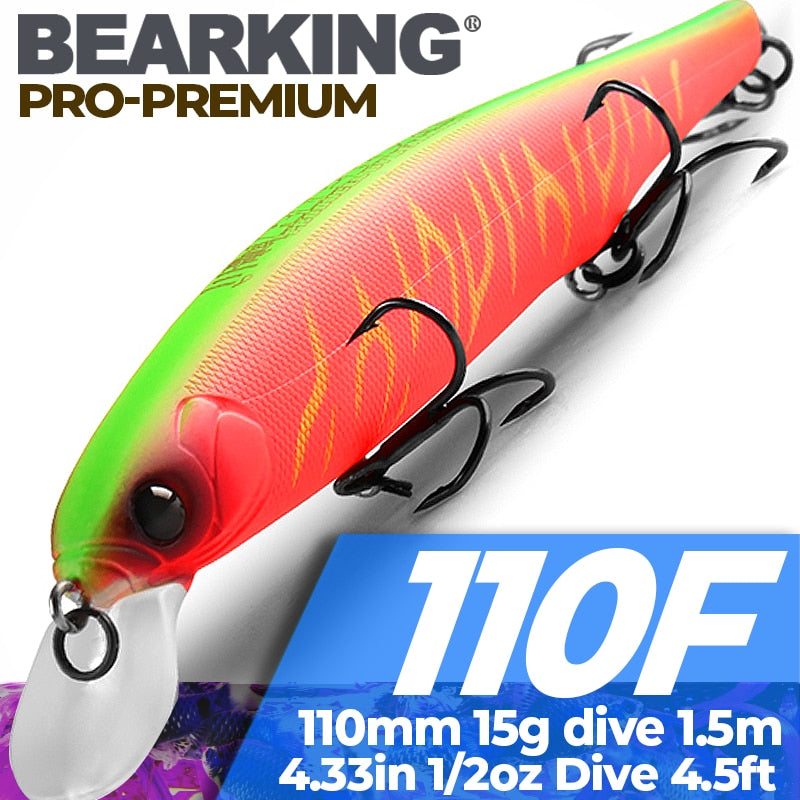 Bearking Best Price Riprizer 110 Jerking Bait 11cm 15g Dive 1.5m